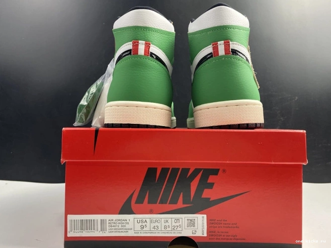 Chep Onekick Retro Green High 1 Lucky Air DB4612-300 Jordan 0725